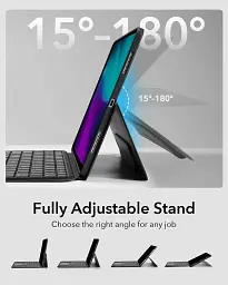 Чохол-клавіатура ESR Ascend Keyboard Case US Layout-Black для iPad Pro 11” (2024) - мініатюра 3