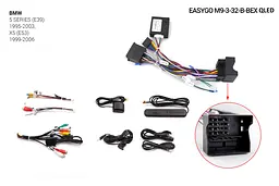 Штатна автомагнітола EasyGo M9-3-32-B-BEX QLED BMW 5 Series (E39) 1995-2003, X5 (E53) 1999-2006 - мініатюра 2