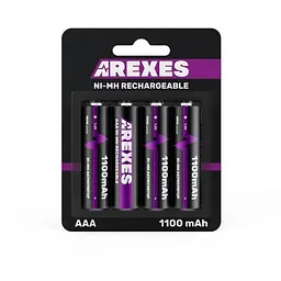 Акумулятор міні пальчиковий Arexes AAA 1100mAh 1.2V Ni-MH, 1 шт