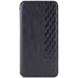 Шкіряний чохол-книжка Getman Cubic (PU) для Samsung Galaxy A27 Чорний