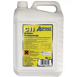 Антифриз Alpine C11 Кuhlerfrostschutz концентрат 5 л жовтий