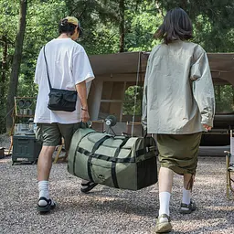 Сумка-баул Naturehike NH21LX003 для зберігання 88л (Чорний) - мініатюра 4