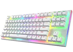 Механічна ігрова клавіатура HATOR HTK-551UA White Gravity X TKL Orange - мініатюра 3