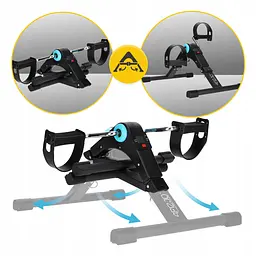 Міні велотренажер 4FIZJO Mini 2 в 1 для рук та ніг MBIKE03 Black/Blue (P-5905973401685) - мініатюра 4