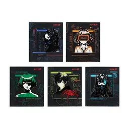 Зошит Kite Anime, 24 аркуші, клітинка (K25-238-1), в асортименті