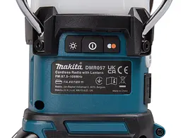 Радіоприймач з ліхтарем акумуляторний Makita DMR057 (LXT, Bluetooth, USB, FM, 3 Вт, 310 Лм, без акумуляторів та зарядного пристрою) - мініатюра 7