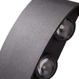 Підсвітка Brille LED фасадна IP65 AL-264/6х1W BK - мініатюра 3