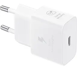 Мережевий зарядний пристрій 25W White Samsung teh0026802 - мініатюра 3