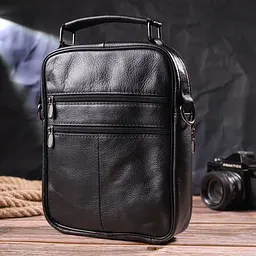 Чоловіча шкіряна сумка Vintage 19,5х25х6 см sum0022412 - мініатюра 8
