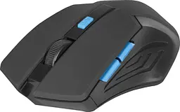 Мишка Defender Accura MM-275 Black-Blue (52275) - мініатюра 2