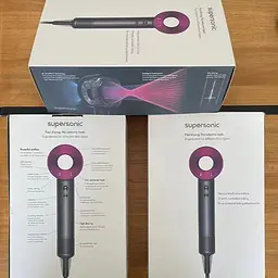 Фен стайлер для волосся Kemei 5 в 1 Supersonic Premium Magic Hair 1600 Вт 5 насадок Рожевий (HD07P) - мініатюра 9