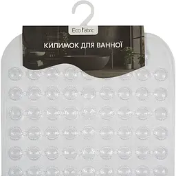 Килимок для ванної масажний Eco Fabric Сфери 70х37 см прозоро-білий (7037-001) - мініатюра 5