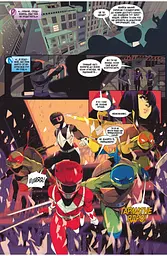 Комікс Lantsuta Могутні Рейнджери - Черепашки-Ніндзя Power Rangers / Teenage Mutant українською мовою C L PR - мініатюра 3