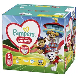 Підгузки-трусики Pampers Active Baby Pants Щенячий патруль Розмір 5 (12-17 кг) 66 шт. - мініатюра 2
