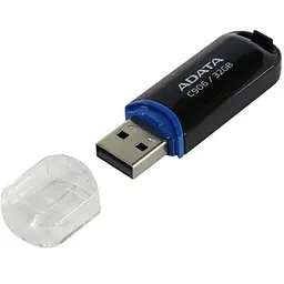 USB флеш накопичувач ADATA 32GB C906 Black USB 2.0 (AC906-32G-RBK) - мініатюра 3