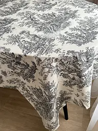 Скатертина столова Ecotton DUCK 170х200 см водовідштовхувальна Italiano сірий (30497 Grey) (25024) - мініатюра 2
