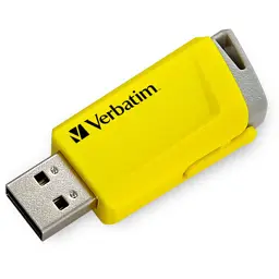 USB флеш накопичувач Verbatim 3x16GB Store 'n' Click Red/Blue/Yellow USB 3.2 (49306) - мініатюра 2