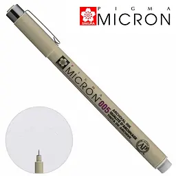 Лінер Sakura PIGMA MICRON (0.05), 0,2 мм сірий світлий