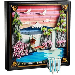 Конструктор LEGO Art Японський пейзаж із цвітом сакури 1892 деталі (31218) - мініатюра 3