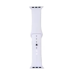 Ремінець Silicone Apple Watch 42/44/45/46/49 мм White S - мініатюра 2