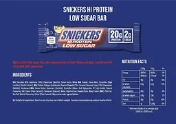Шоколадний батончик Snickers Hi Protein Low Sugar Milk Chocolate Bar 57 г - мініатюра 7