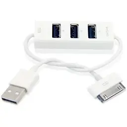 Хаб Usb Siyoteam SY-C10, чорний, Usb 2.0 - 3xUsb 2.0 / 1xmicroUsb 2.0, кабель 12 см