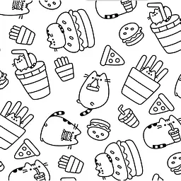 Мінірозмальовка Артбукс Pusheen 96 сторінок (9786175231722) - мініатюра 8