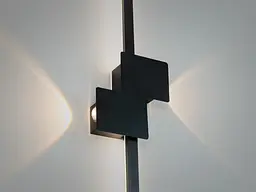 Бра настінне LED Diasha 1552/1000BK Цікаве, 25W, 4100K, чорний метал, сучасний стиль - мініатюра 4