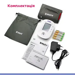 Автоматичний тонометр PRO-33 (манжета M-L з адаптером) B.Well - мініатюра 10