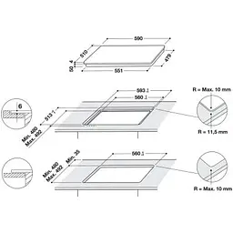Індукційна варильна поверхня Whirlpool WL B6860 NE/S [113328] - мініатюра 8