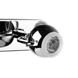 Світильник Brille стельовий спот поворотний LED світлодіодний накладний HTL-139/2*3W CHR - мініатюра 3