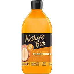 Бальзам Nature Box для живлення та інтенсивного догляду за волоссям з аргановою олією холодного віджиму 385 мл