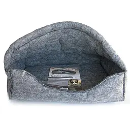 k&h Amazin` Hooded лежак-будиночок для котів сірий 33.02x43.18 см