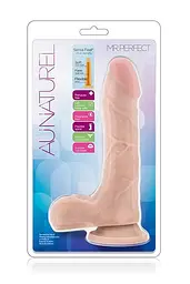 Реалістичний фалоімітатор Au Naturel Mr Perfect 21.5 см тілесний - мініатюра 2
