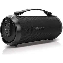 Портативна колонка бумбокс Real-El X707 Black - мініатюра 4