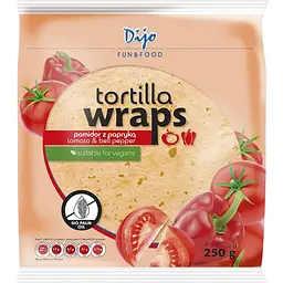 Тортилья Dijo томатна 250 г (4 шт. x 62.5 г)