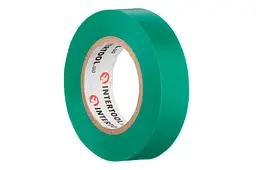 Стрічка електроізоляційна Intertool ізолента 15 м x 17 x 0.15 мм зелена в упаковці 10 шт. - мініатюра 2