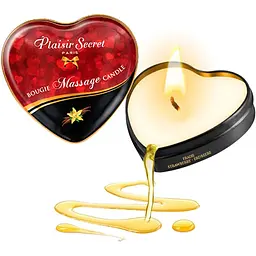 Масажна свічка Plaisir Secret ваніль, 35 мл - мініатюра 3