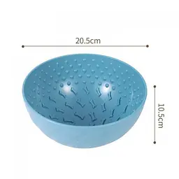 Миска для собак WahoPet для повільного годування, блакитна - мініатюра 2