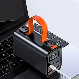 Потужна зарядна батарея зі швидкою зарядкою 30000Mah 160W (Чорний) - мініатюра 6