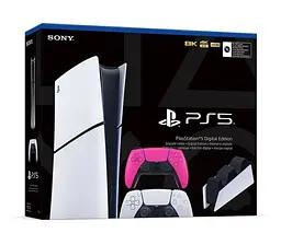 Ігрова консоль Sony PlayStation 5 Slim Digital Edition + DualSense Pink + Charging Station - мініатюра 6