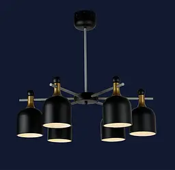 Світильники лофт Levistella 756LPR1026-6 BK - мініатюра 2