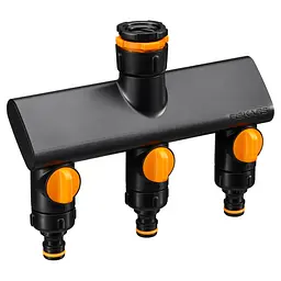 Трійник для крана Fiskars Comfort 3 виходи (1070578)