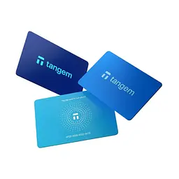 Криптогаманець Tangem Wallet Electric Night, апаратний мультивалютний холодний криптовалютний NFC-гаманець, набір з 3 карток, підтримка Android/iOS, пластикові картки, сертифікація CC EAL6+, безпечне офлайн-зберігання активів (TG-SUMMER3)