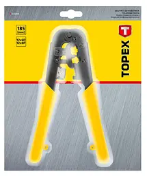 Кліщі обтискні для обтиску наконечників 6P 8P Topex hoz0012943 - мініатюра 3