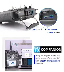 Пульт дистанційного керування RadioMaster TX16S MKII ELRS M2 16-канальний передавач для БПЛА систем FPV Black (18772) - мініатюра 8