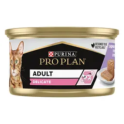 Вологий корм для котів з чутливим травленням Purina Pro Plan Delicate мус з індичкою 85 г (12458899) - мініатюра 3