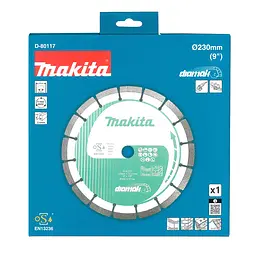 Диск алмазний сегментний по бетону 230 х 22.23 (20) мм Makita Diamak D-80117 - мініатюра 2