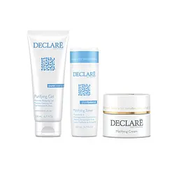 Набір для жирної та комбінованої шкіри Pure balance Declare 200мл+200мл+50мл