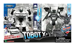 Іграшка-трансформер міні S5 ТОБОТ X білий + ТОБОТ Y сірий TOBOT Art.301166 - мініатюра 2